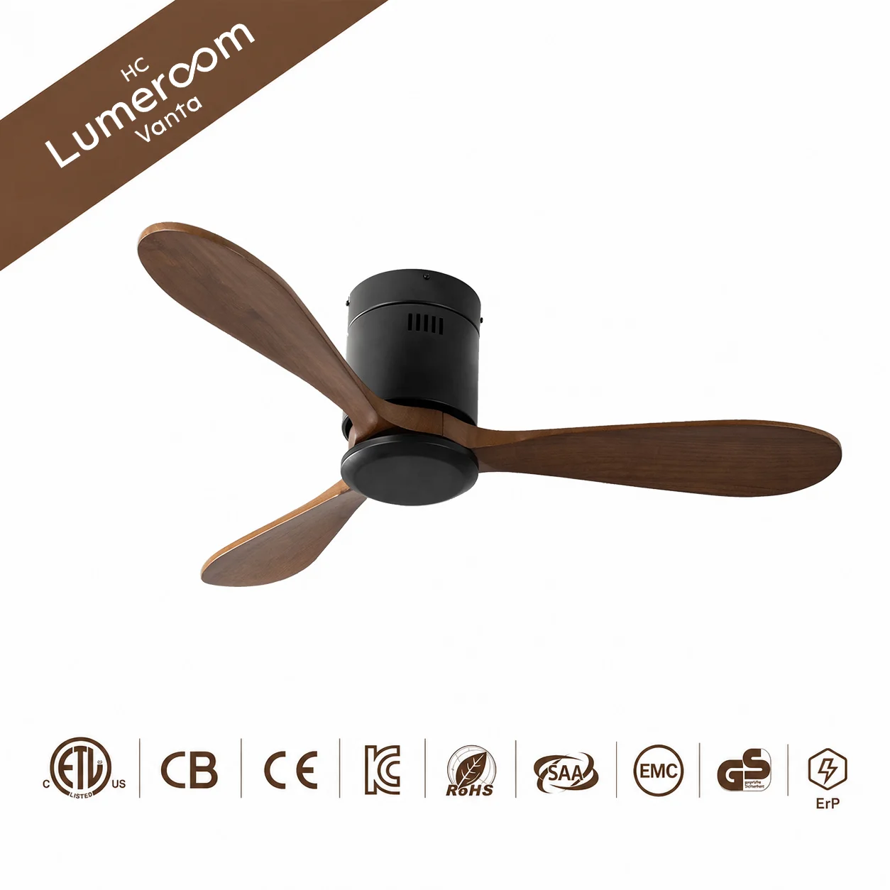Ceiling Fan, USA, 35W, Solid Wood + Metal - detail 12