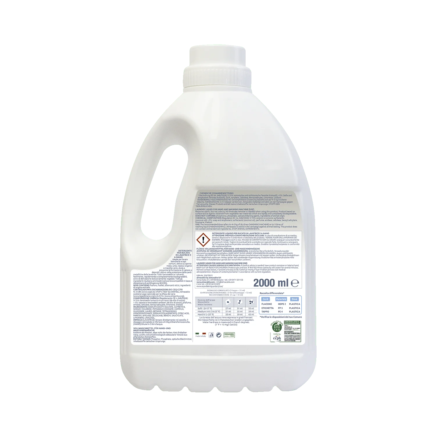 Exceptional Effective Italian Liquid Laundry Detergent With Lavender