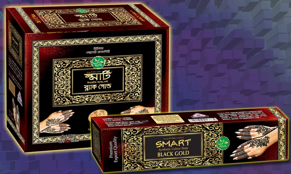 Black Cone Henna Mehndi Paste Manufacture In Good Quality Temporary