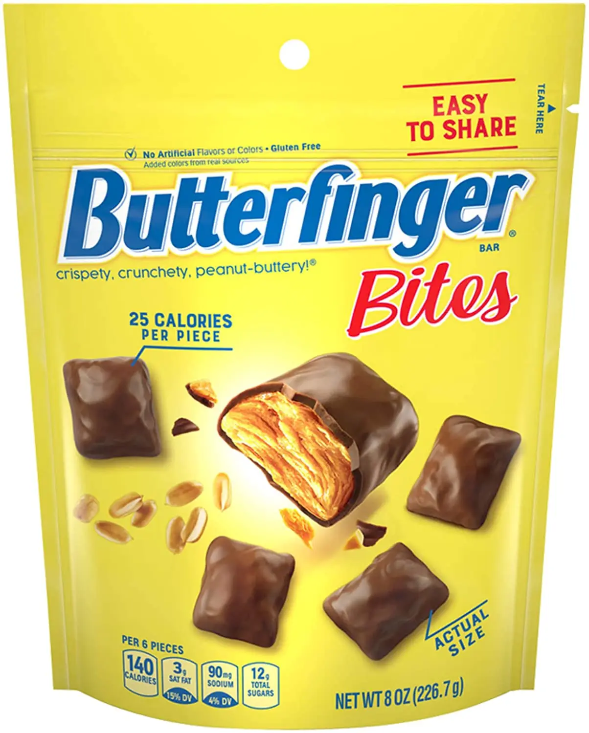 Butterfinger Full Size Chocolate Bars 6ct American Product Nestle Butterfinger Single Candy