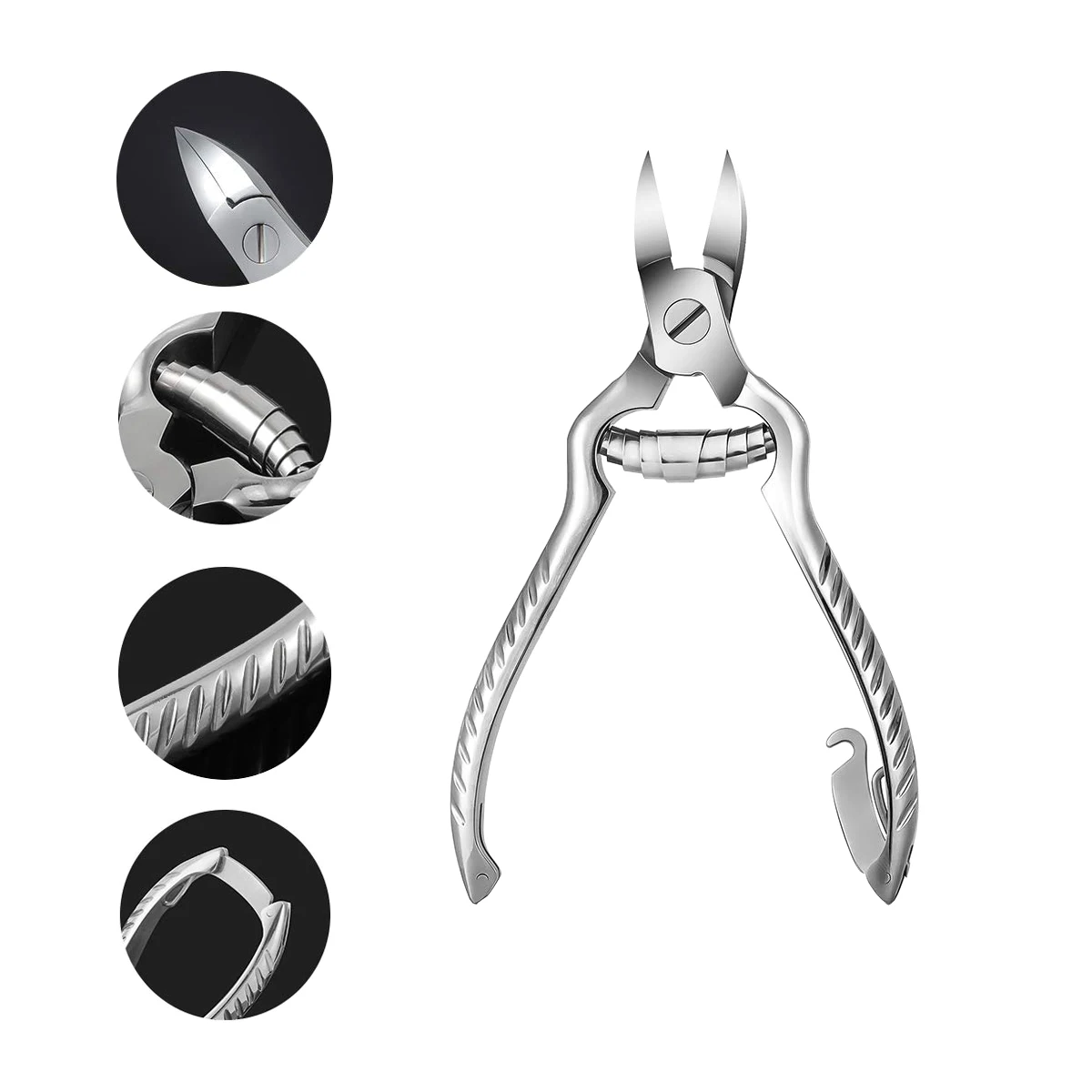 Professional Toenail Clippers For Thick Ingrown Toenails Stainless