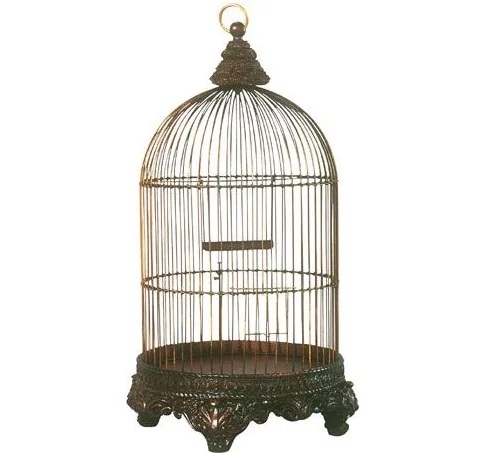 Luxury Golden Finished Metal Birds Cage For Home Decor Garden ...