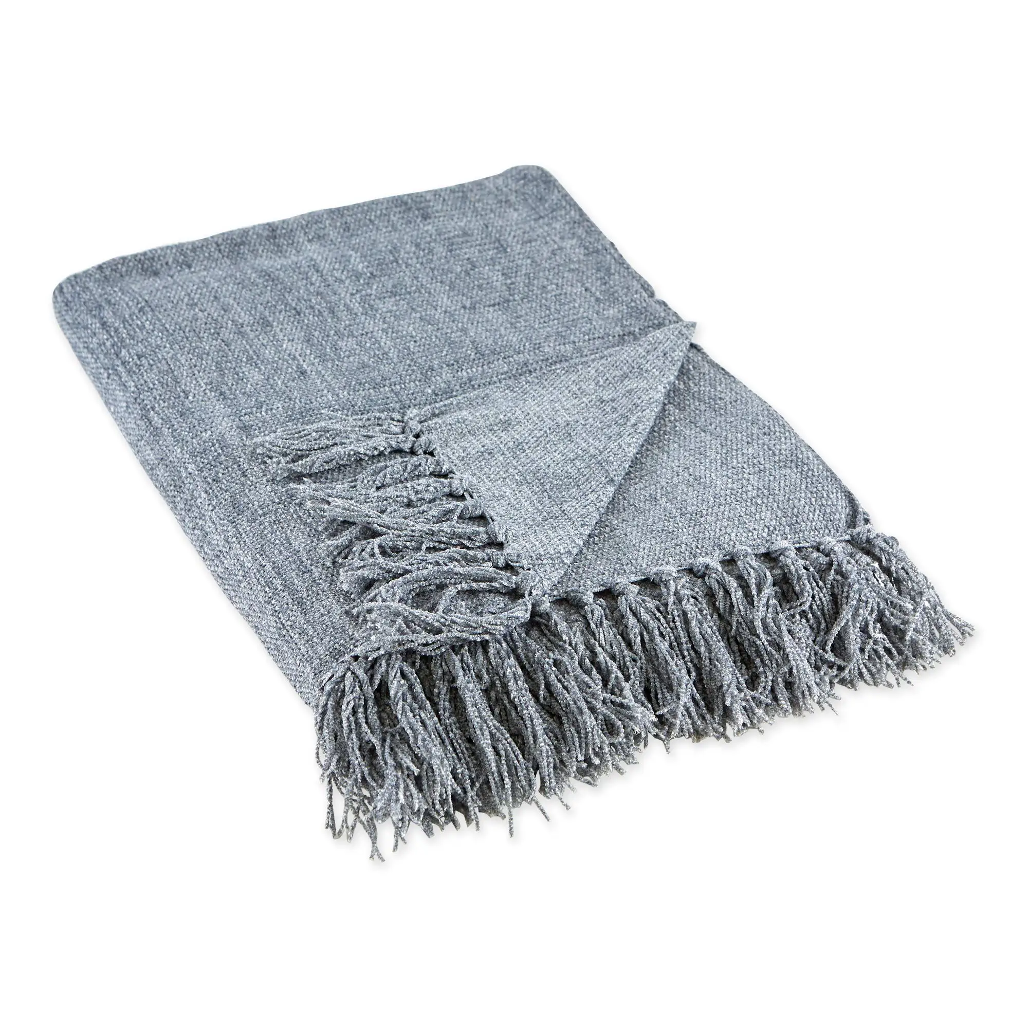 Chenille Throws Linen Basics Chenille Tassel Fringe Throw Blanket Soft