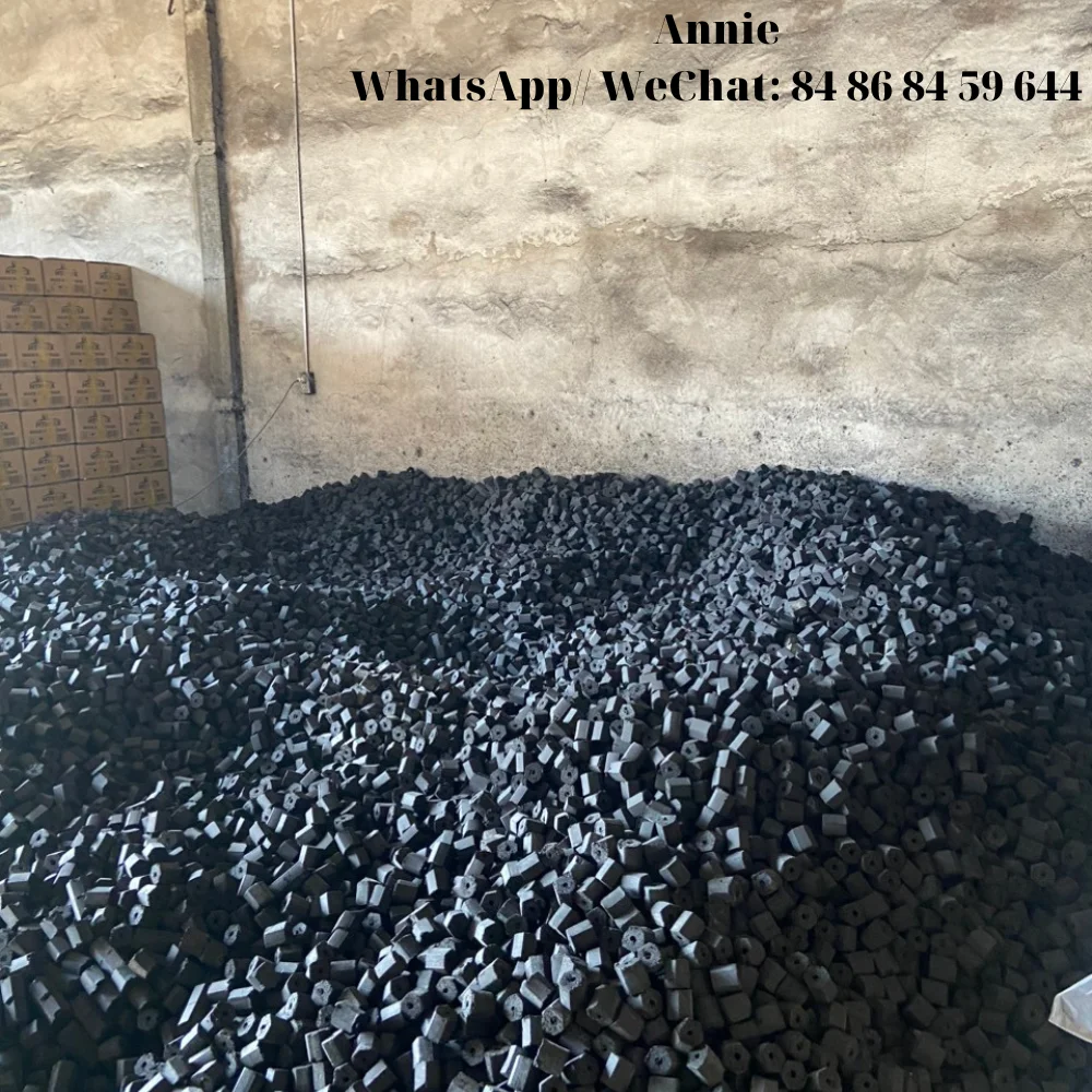 Hot Selling Coconut Charcoal Bbq Briquettes Ben Tre Warehouse Pure