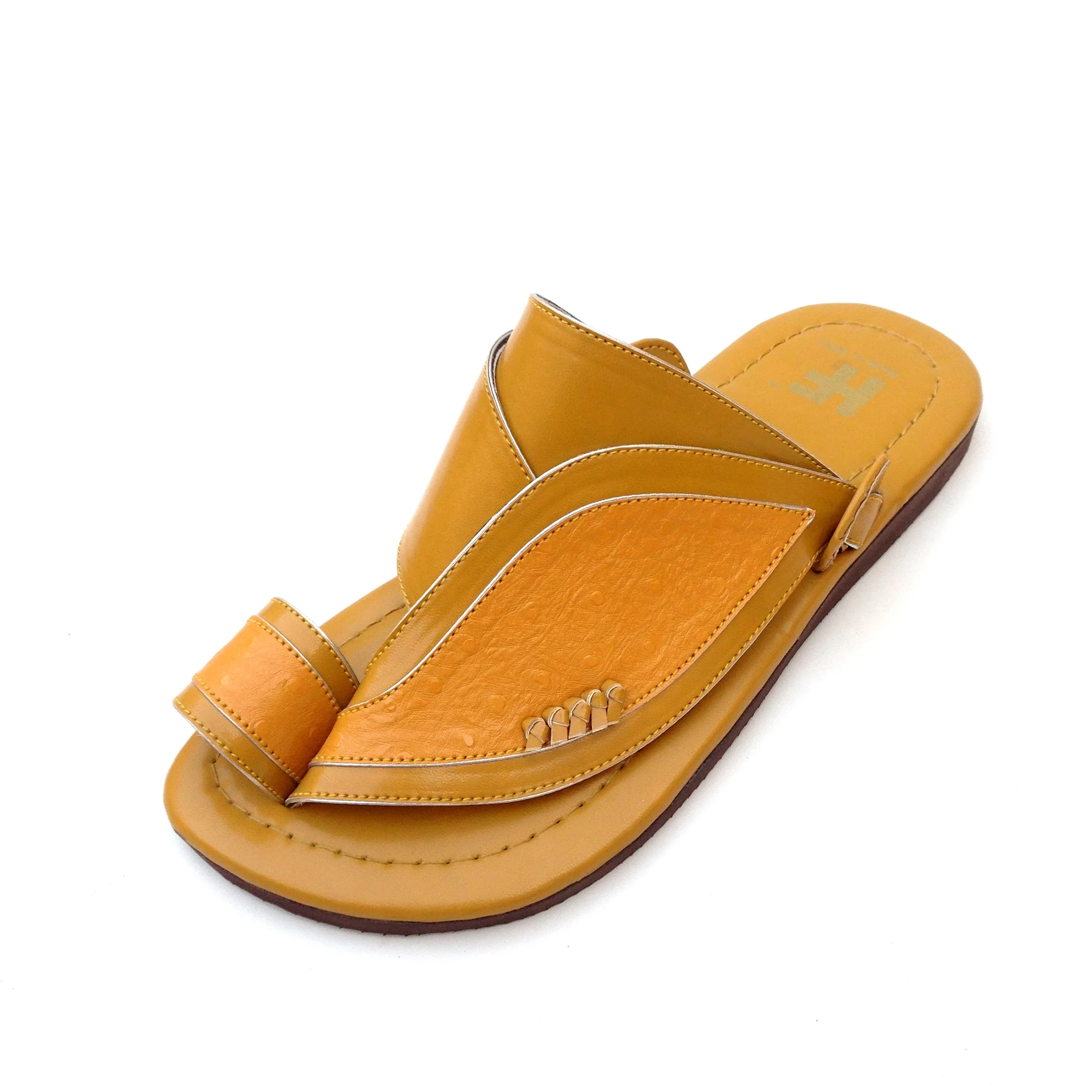 Mens Leather Handmade Sandals Slippers Shoes Flip Flops Saudi Style Arabic Summer Spring 3000