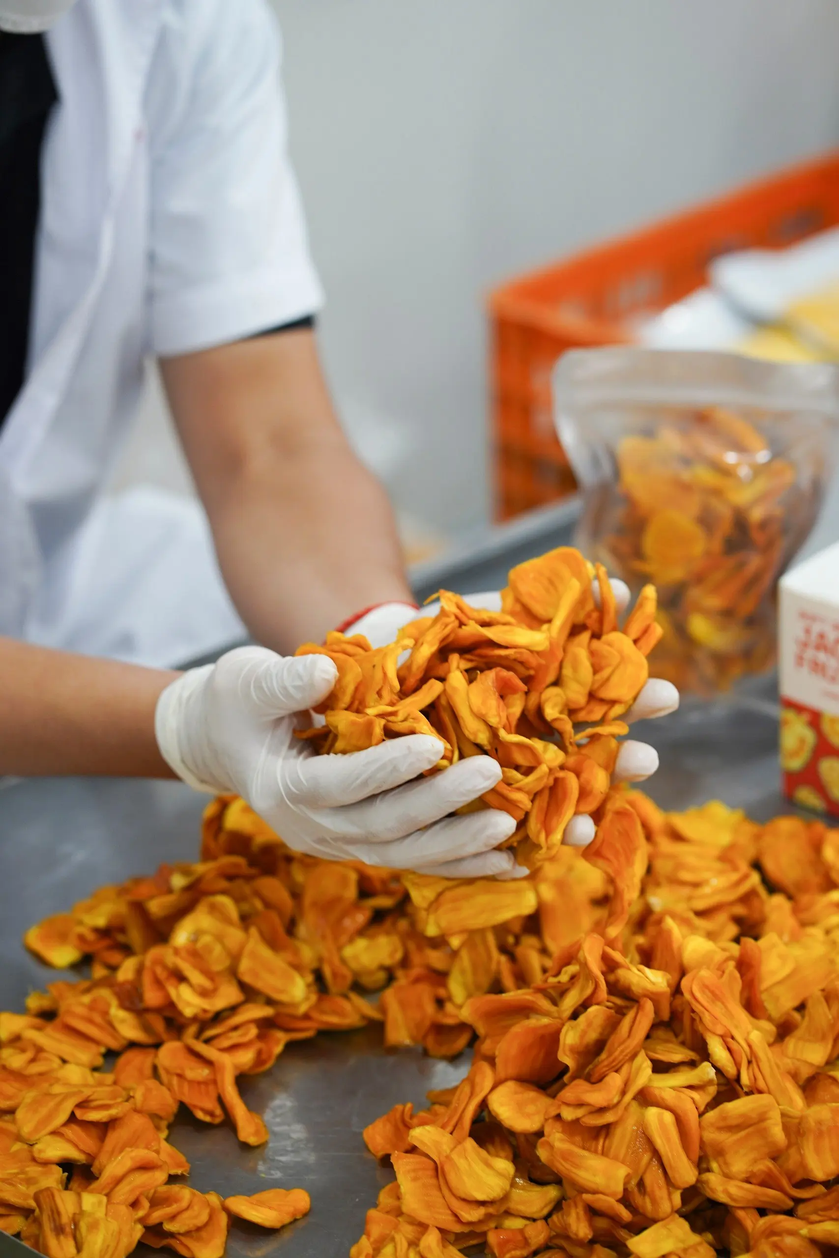 Wholesale Soft Crispy Dried Jackfruit Chip Snack No Preservatives No