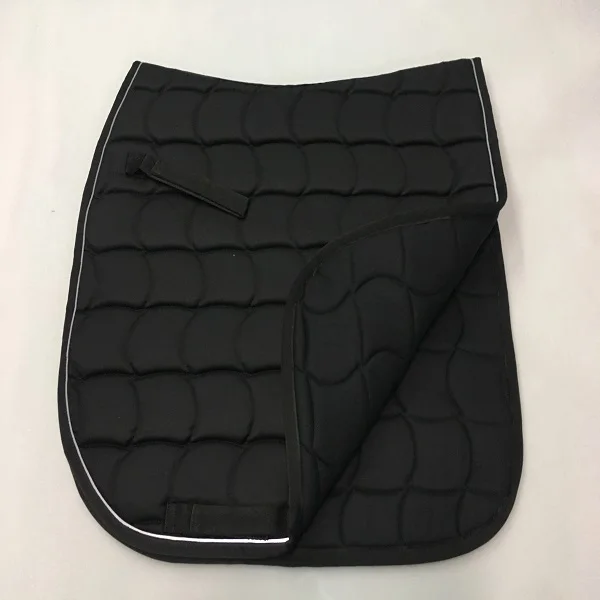 Horse Quilted Saddle Pad Great Colors Elegant Binding Equestrian Numnah