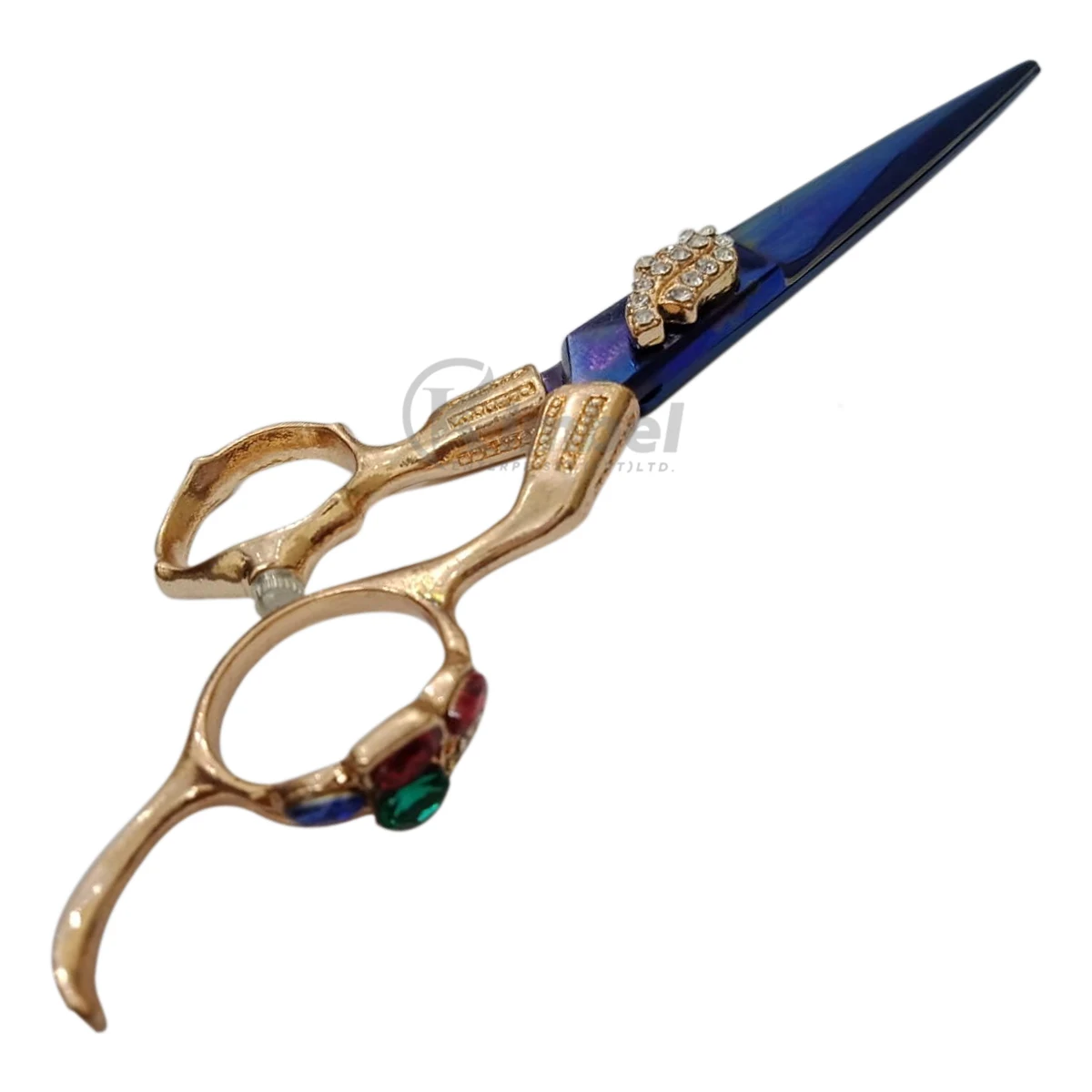 Plasma Rose Gold Fancy Hair Razor Scissor Set Barber And Thinning