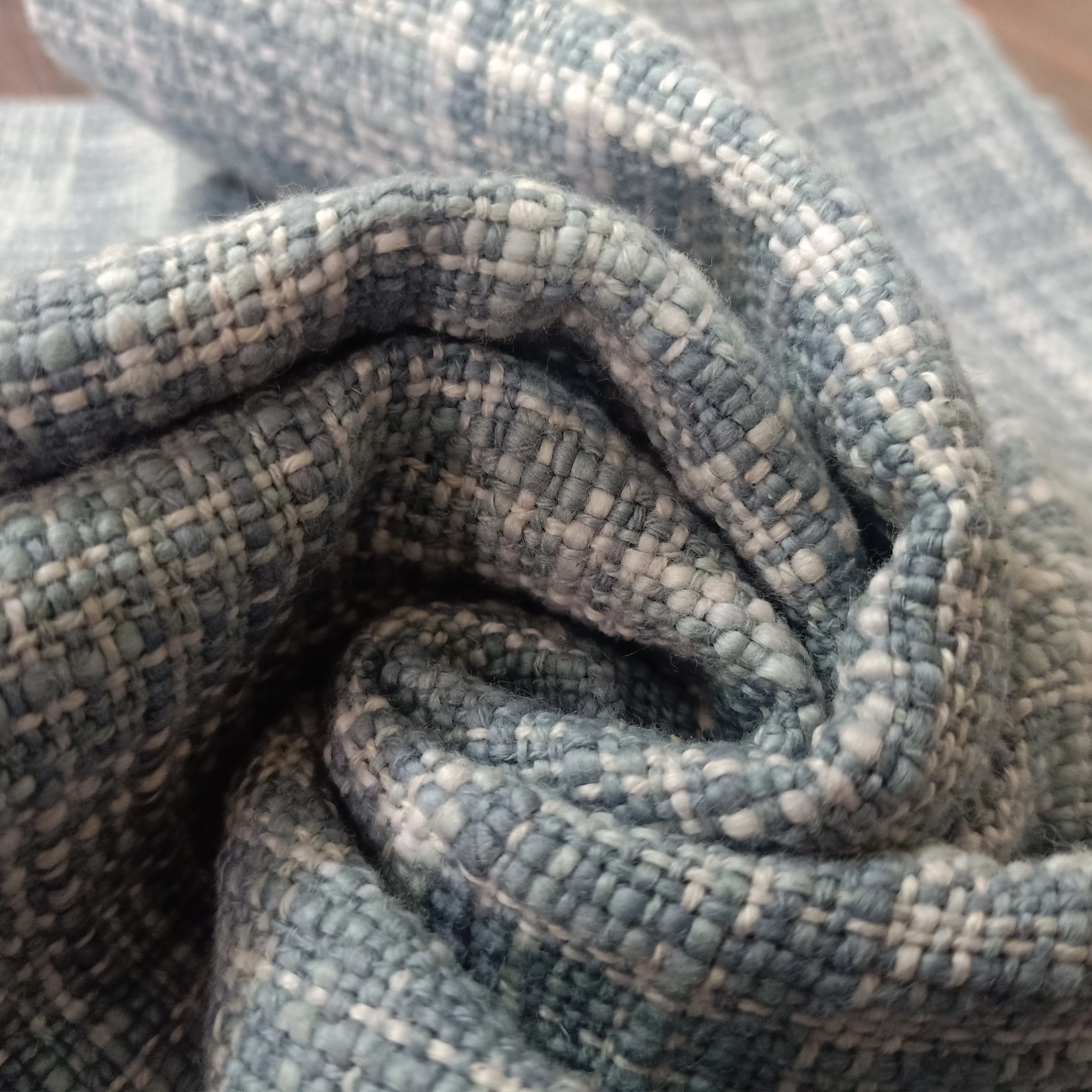 Custom Woven 100 Linen Hand Wove Fabrics For Use As Throws And For Use