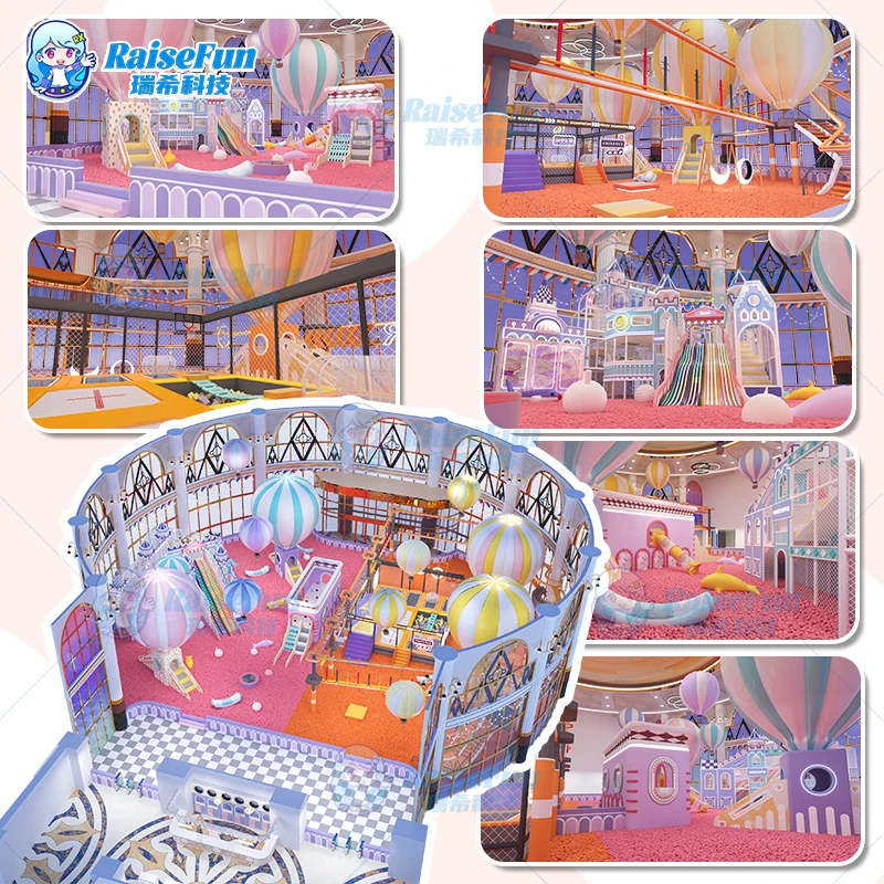 product raisefun whole sale factory price solf playground indoor playground equipment for kids for sale-1