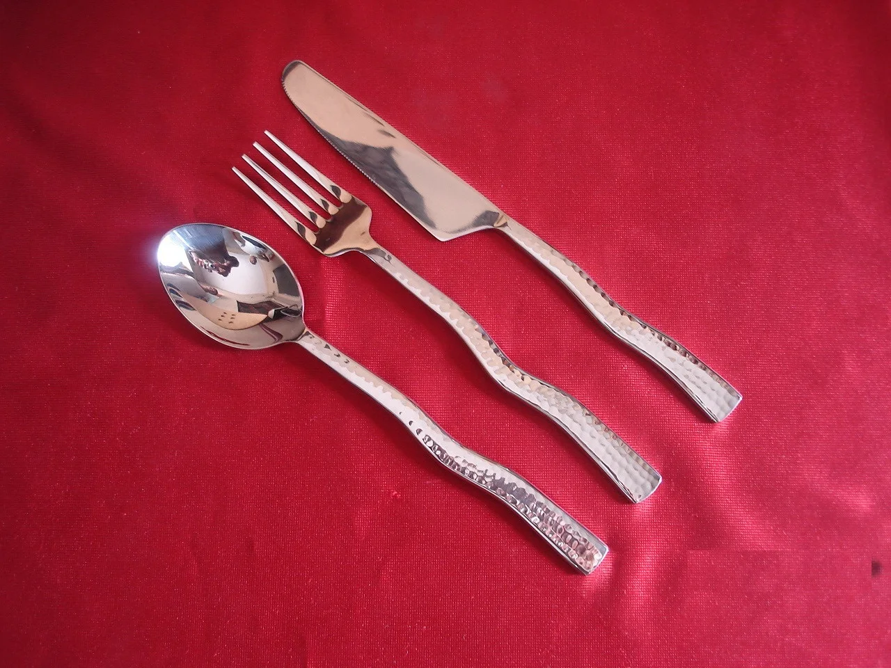 Modern Kitchen Stainless Steel 18/8 Flatware Set Buy Bamboo Flatware Set,Spiral Handle