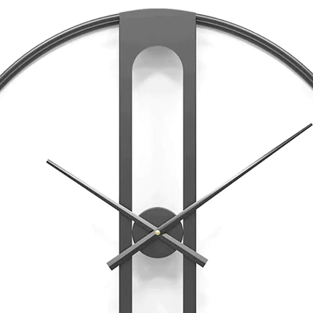 Classic Design Wall Clock Iron Time Piece To Measure & Indicate Time