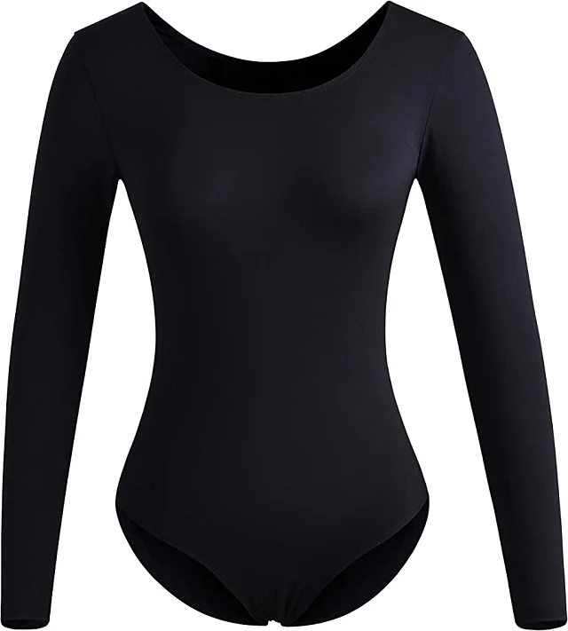 Beautifully Designed Long Sleeves Leotard Gymnastics Dance Ballet Bodysuit Comfortable Leotard