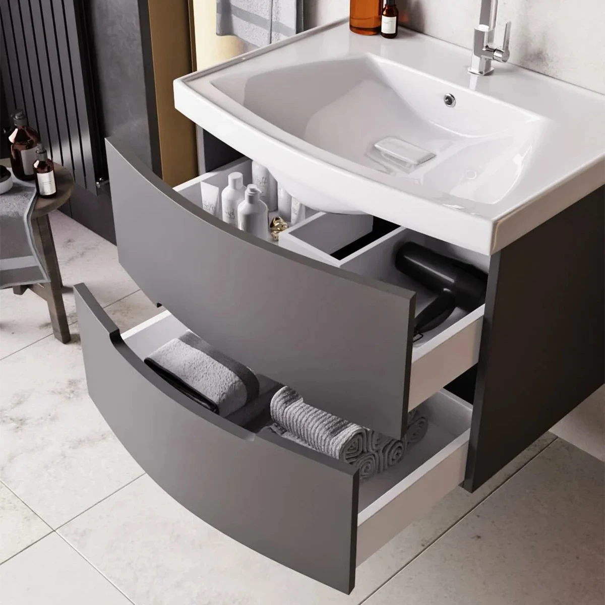 European Design Bathroom Furniture For Project Of Apartment Villa Hotel