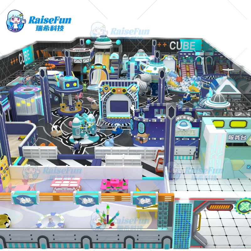 product raisefun high quality whole sale factory price solf playground indoor for kids for sale-0