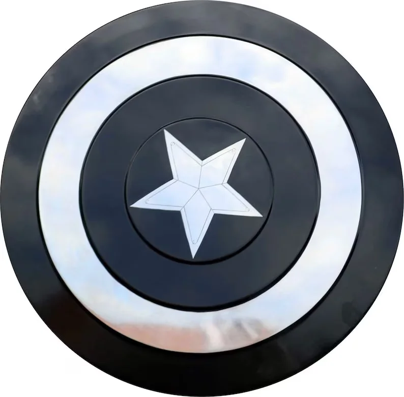 Marvel Legend Shield Metal Prop Marvel Cinematic Shield Steven Rogers ...