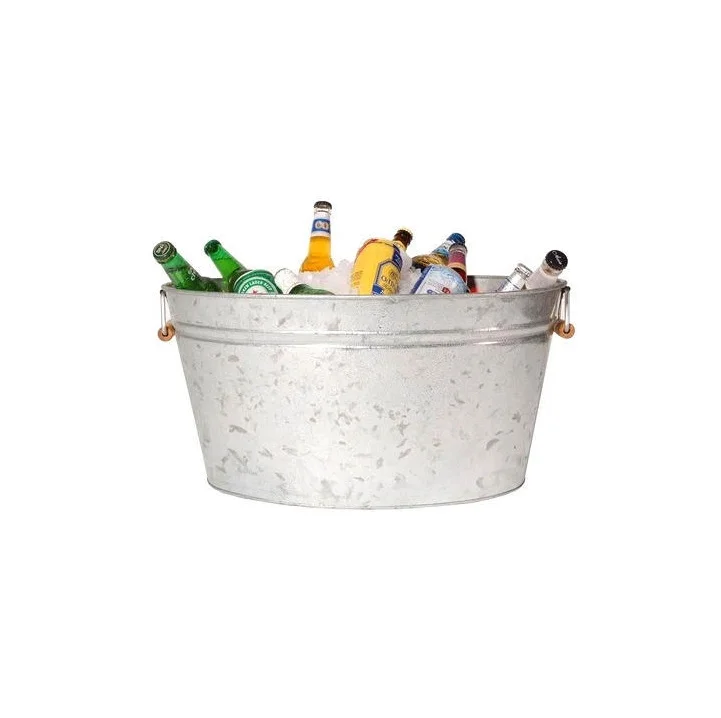 Ice Bucket New Hammered Design Metal Wine Bucket For Wine Bottles New