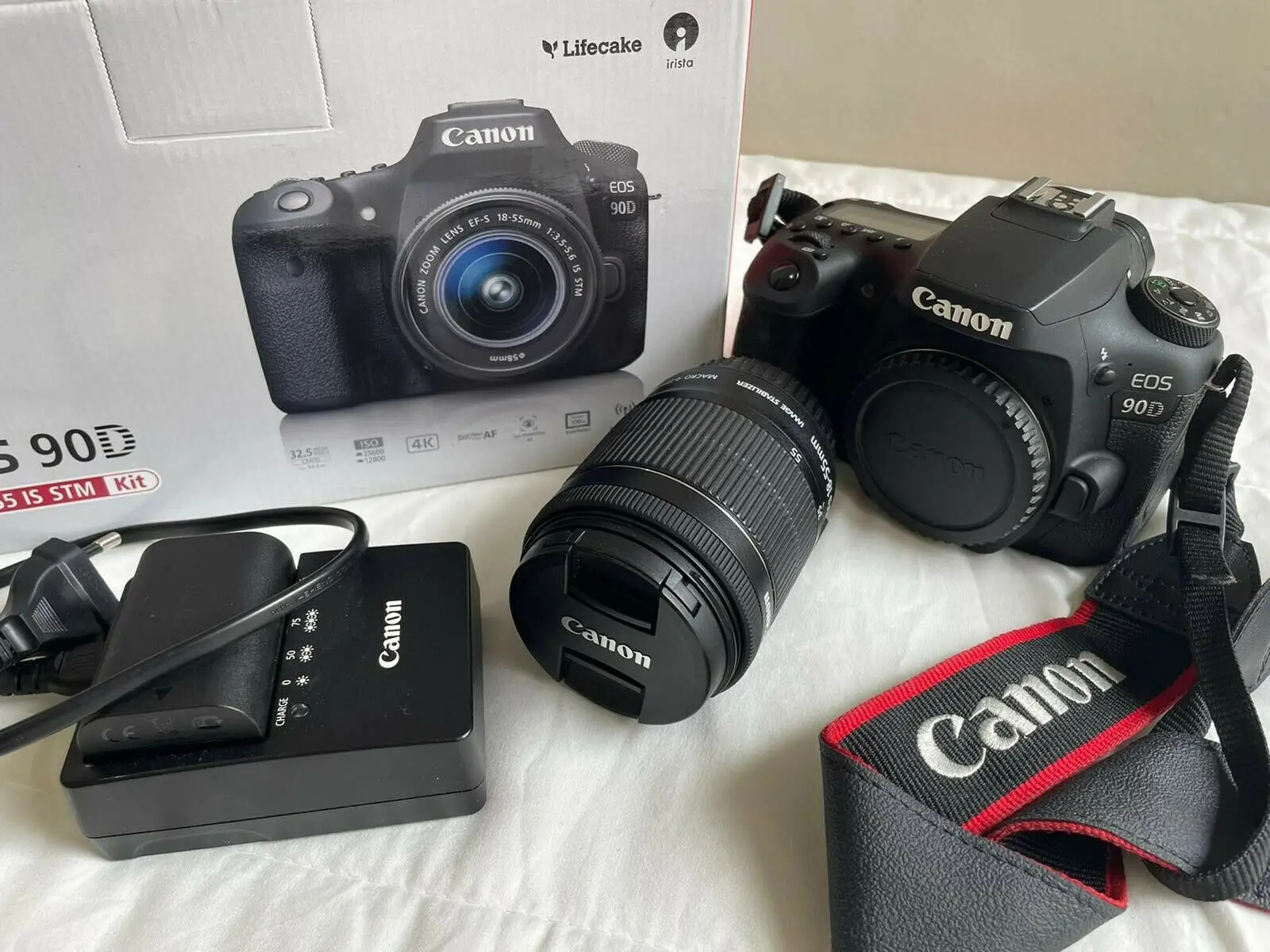 Hot Sales For Canon Eos 90d Dslr Camera W/ 1855mm Lens Bundle + Canon