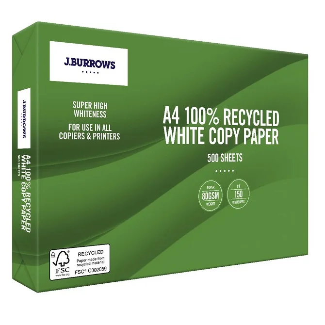 Carbonless Double Copy Paper A4 Size Blue Black White Copy Paper For