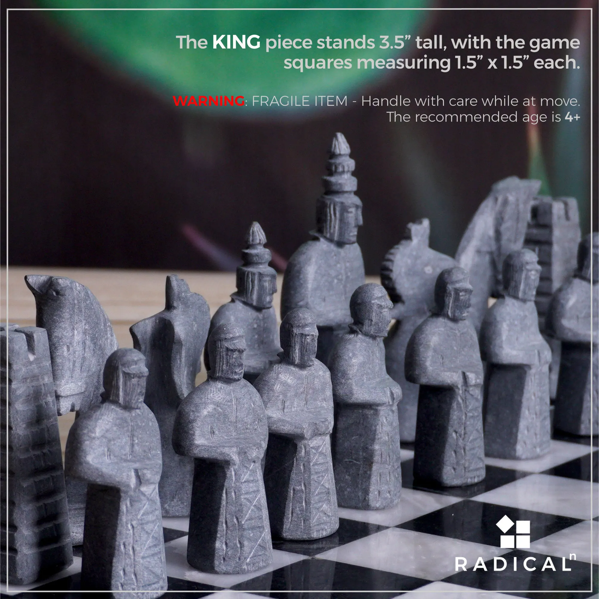 Unique Marble Chess Set Royal Chess Set Eco Friendly Customized Chess ...