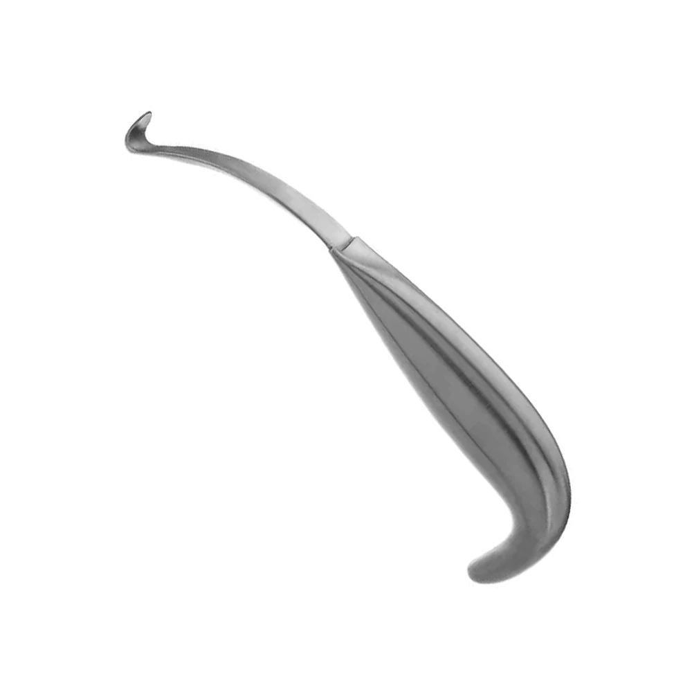 Hargis Mandibular Body Retractor 18cm Curved 13mm Wide Blade Plastic ...