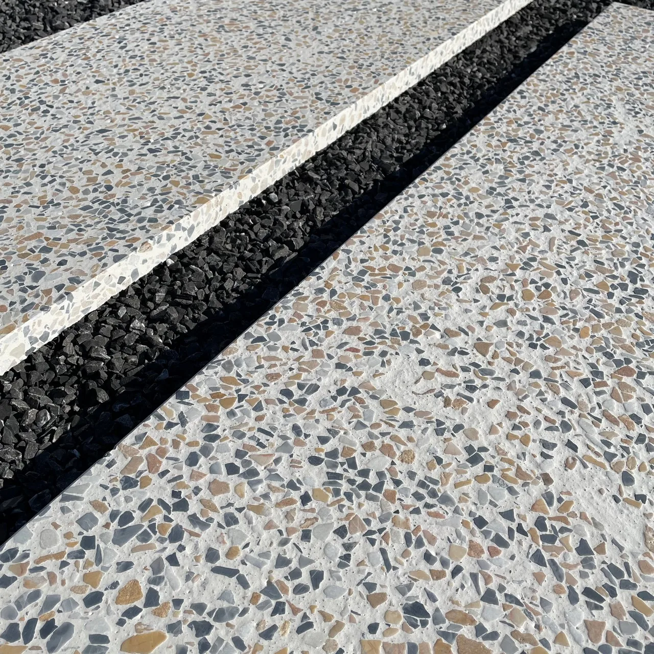 Artificial Stone Slab With Gravel Mix Terrazzi Terrazo Spanish ...