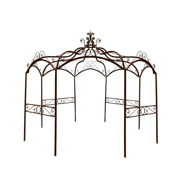 Iron Indian Handcrafted Antique Outdoor Furniture Iron Gazebo Outdoor