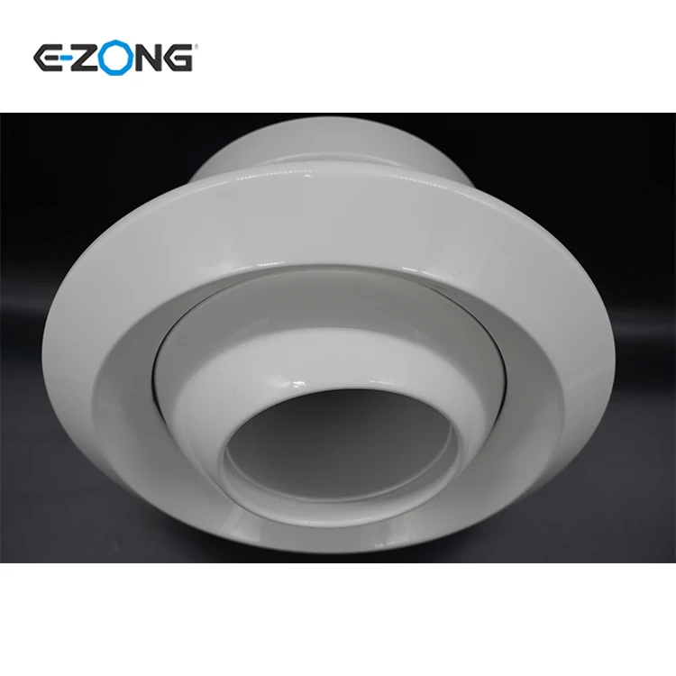 500mm HVAC Outlet Powder Coated RAL9016/9010 Jet Nozzle Diffuser for ...