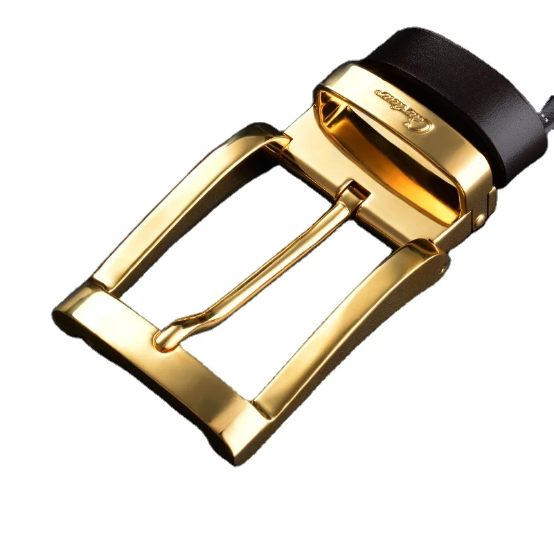 Genuine Leather Belt Luxury Handmade Male Belts For One Layer Leather