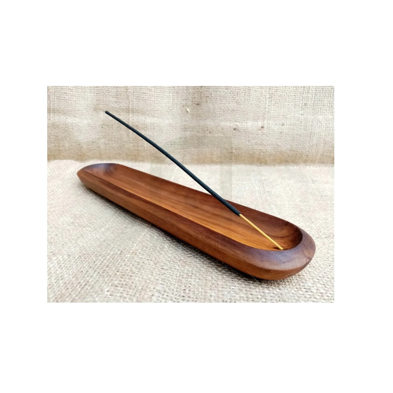 Handmade Latest Simple 2022 Design Sheesham Wood Incense Holder