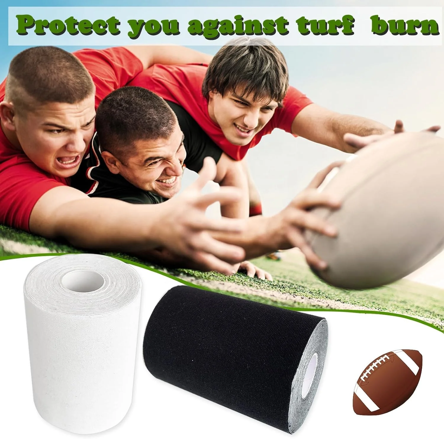 Football Turf Tape Sport Extra Wide Athletic Turf Tape Waterproof