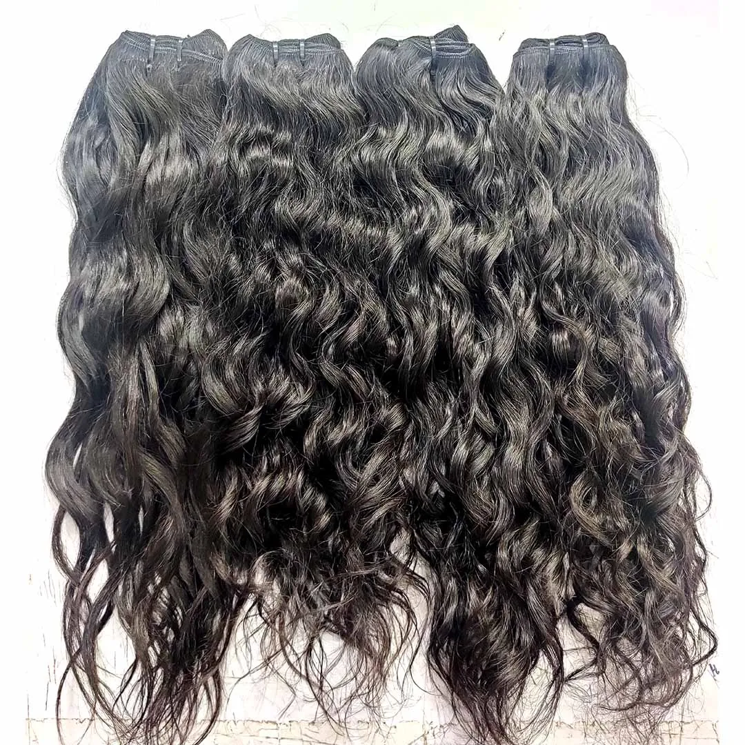 Raw Indian Bulk Hair Extensions Single Donor Raw Unprocessed Temple