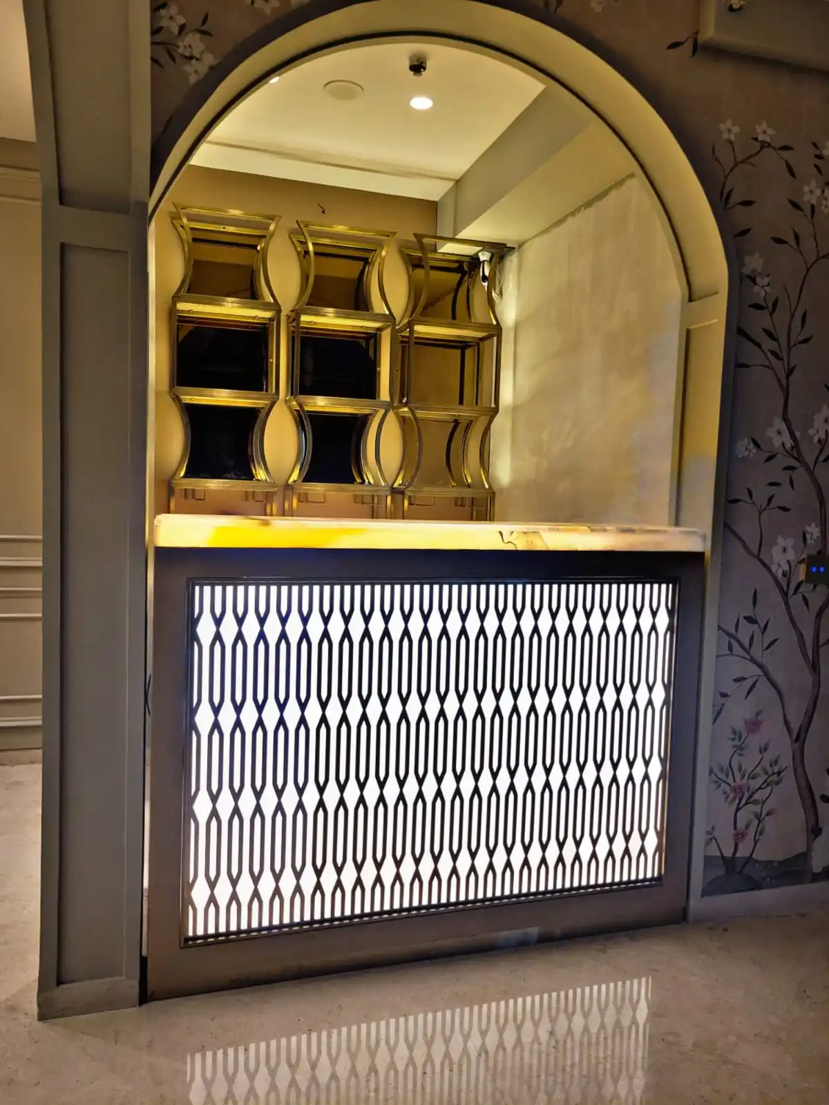 Custom Luxury Bar Counter Complete Setup With Customization Options