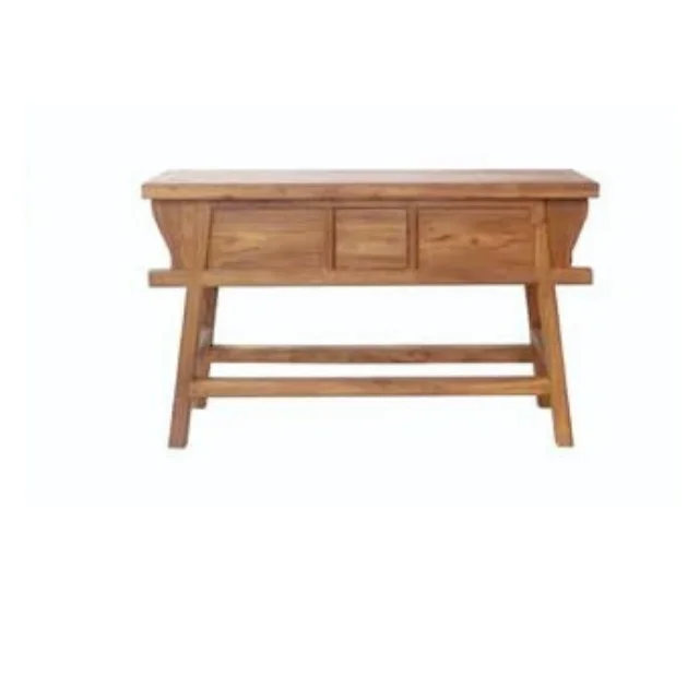 Living Room Classic Wooden Console Tables Furniture For Hotel Villa And