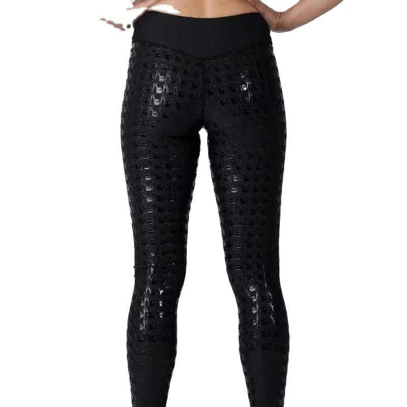 Customized Logo Women Legging High Waist Plain Yoga Pant Gym Legging