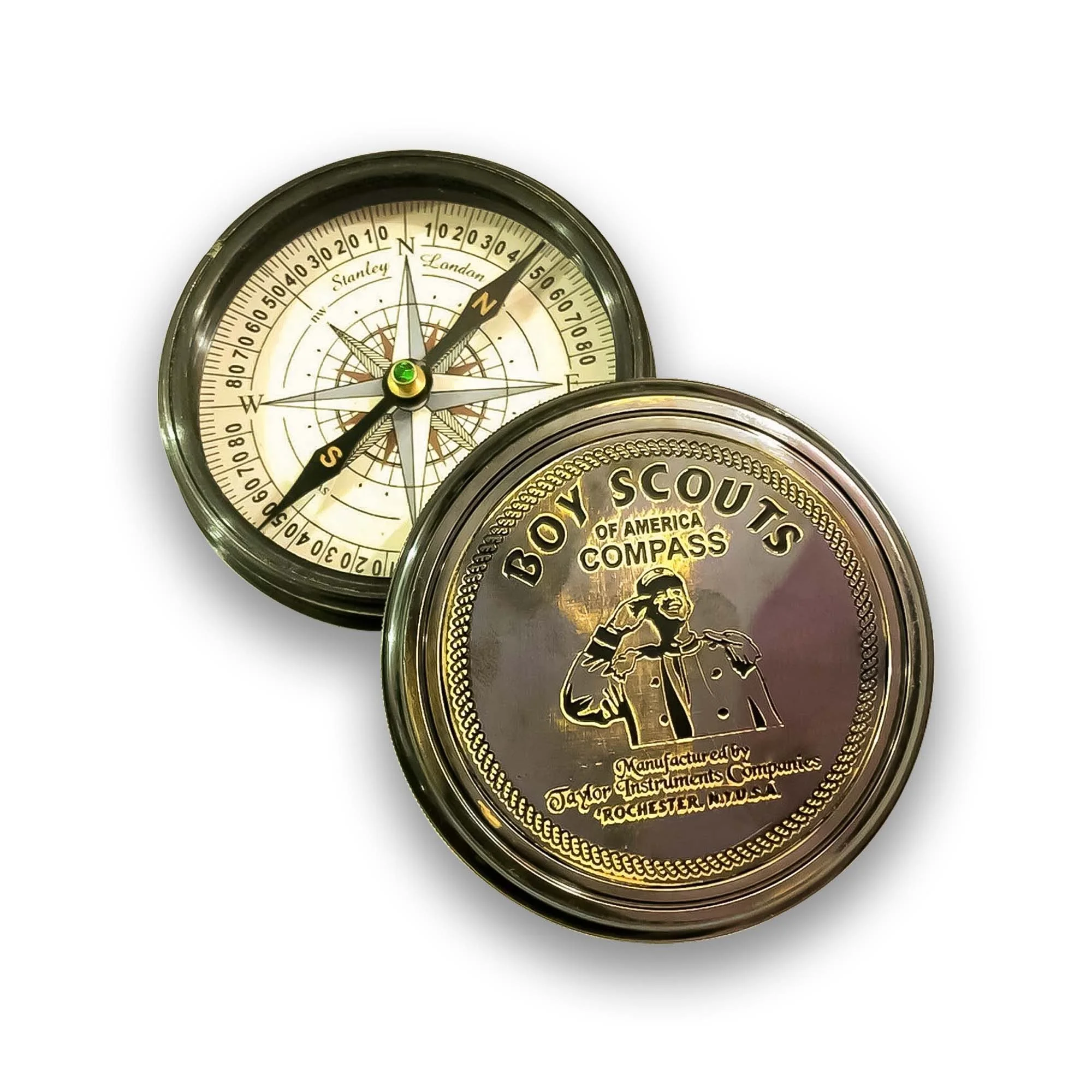 American Scout Outdoor Camping Hiking Survival Compass Antique Brass \ Antique Vintage Brass Lid Pocket Compass - Buy Antique Pocket Compass Old Brass Compass Rdr2 Brass Compass Stanley London Compass Binnacle ...