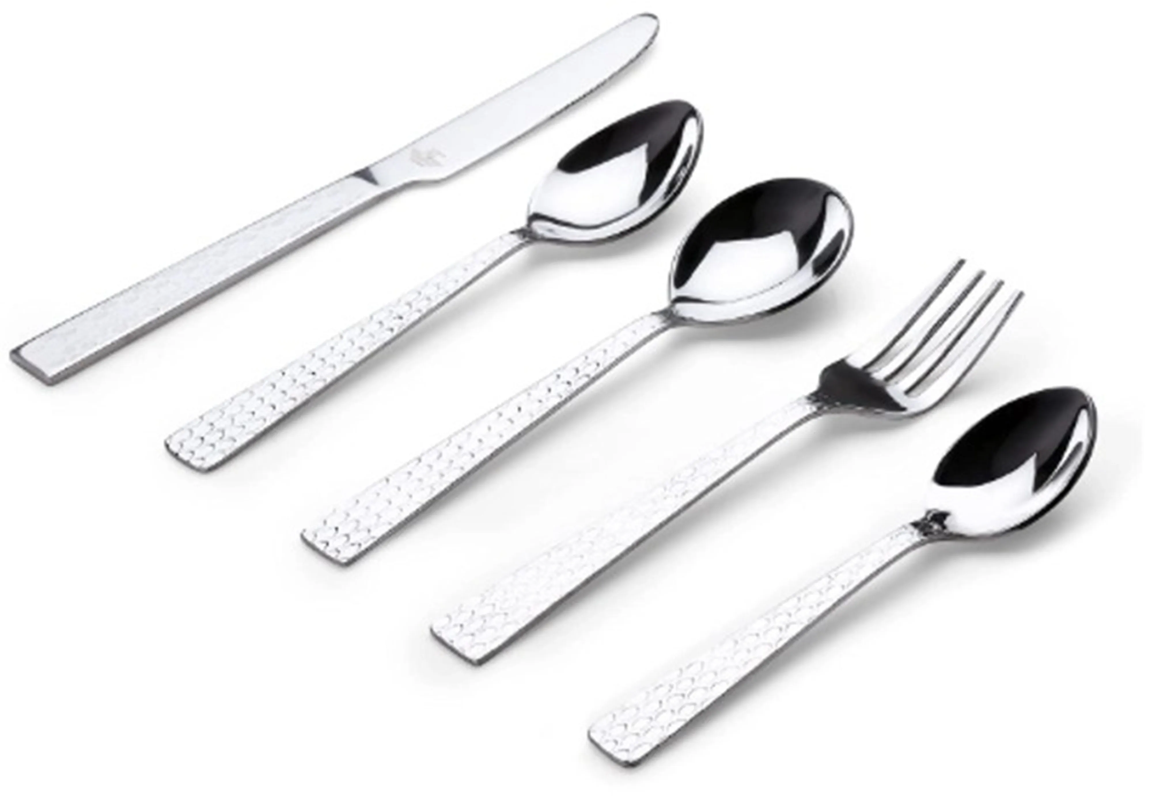 Stainless Cutlery Dinnerware Vintage Cutlery Multicolored Rainbow Gold