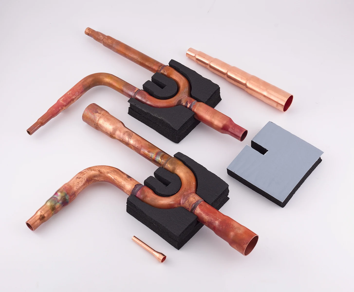 Copper Made Vrf Branch Joint Copper Pipe For Hit Series 242 Snk Vrf