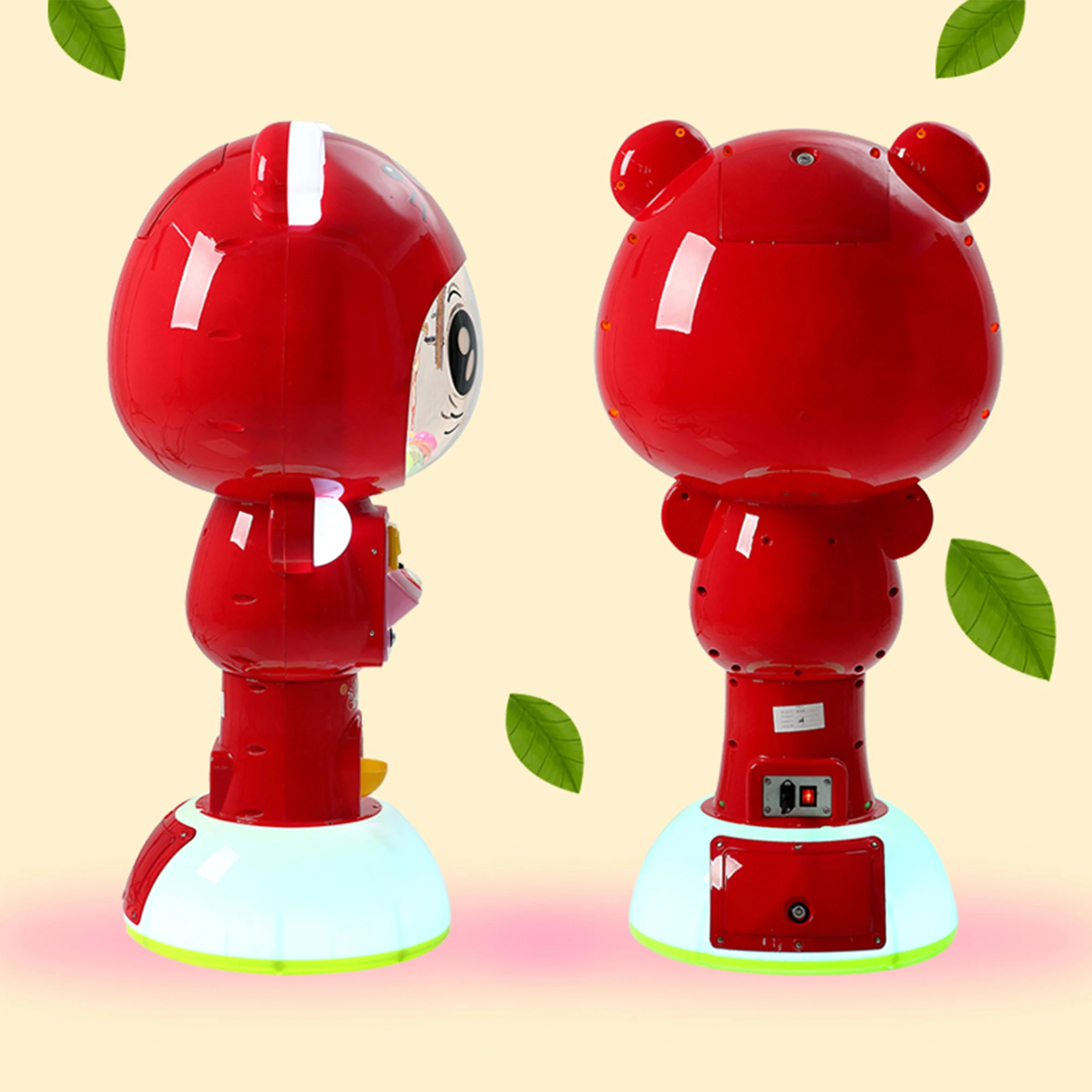 product kids fun indoor arcade prize naughty tiger egg twisting machine stand coin operated 1 year warranty metal for 6 years138-4