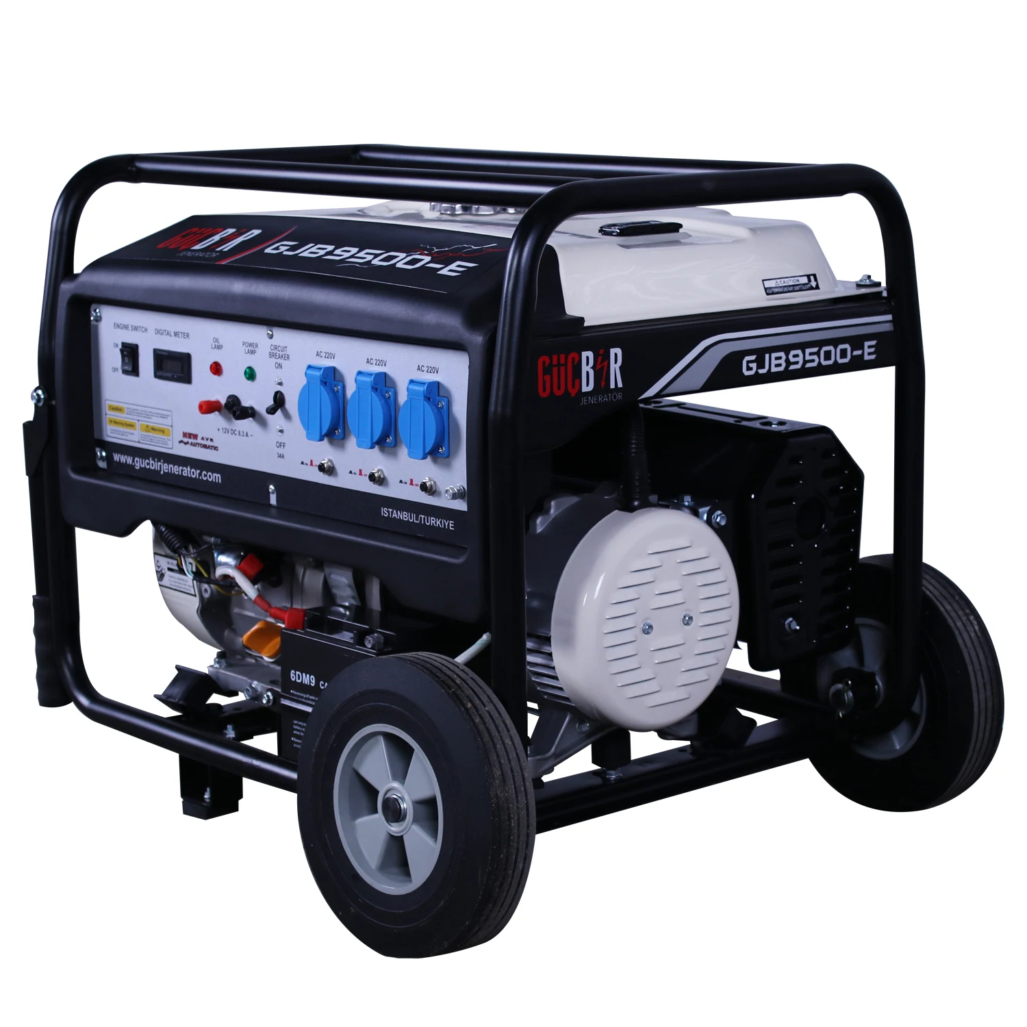 9kva Portable Gasoline Genset Alternator Kw Power Generator Datakom Ats ...