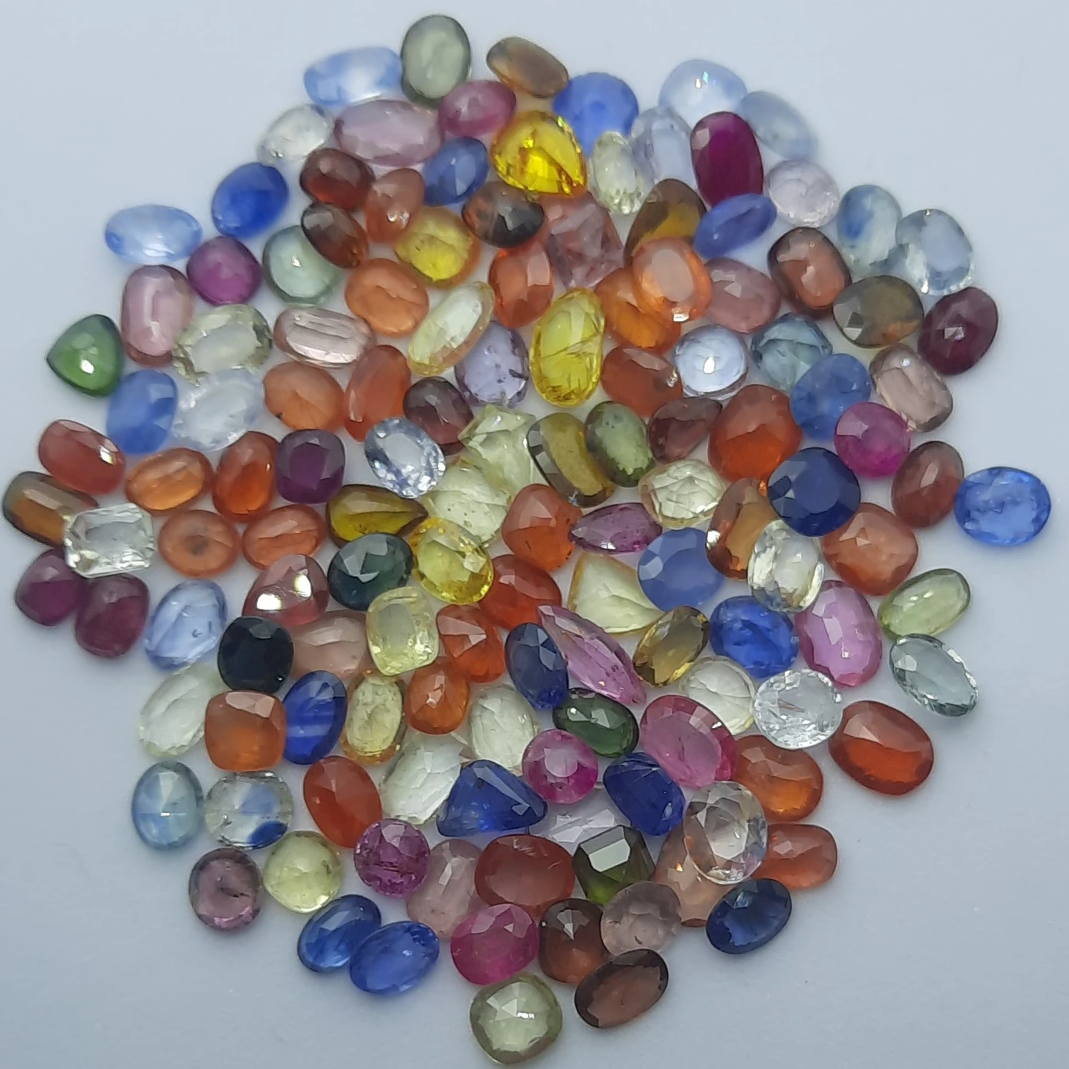 Multi Sapphire All Colour All Shapes Loose Gemstone - Buy Gemstone ...