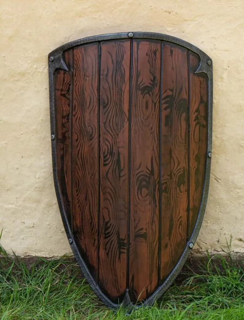 Medieval Wooden Shield Crusader Shield Templar Shield. - Buy Medieval ...