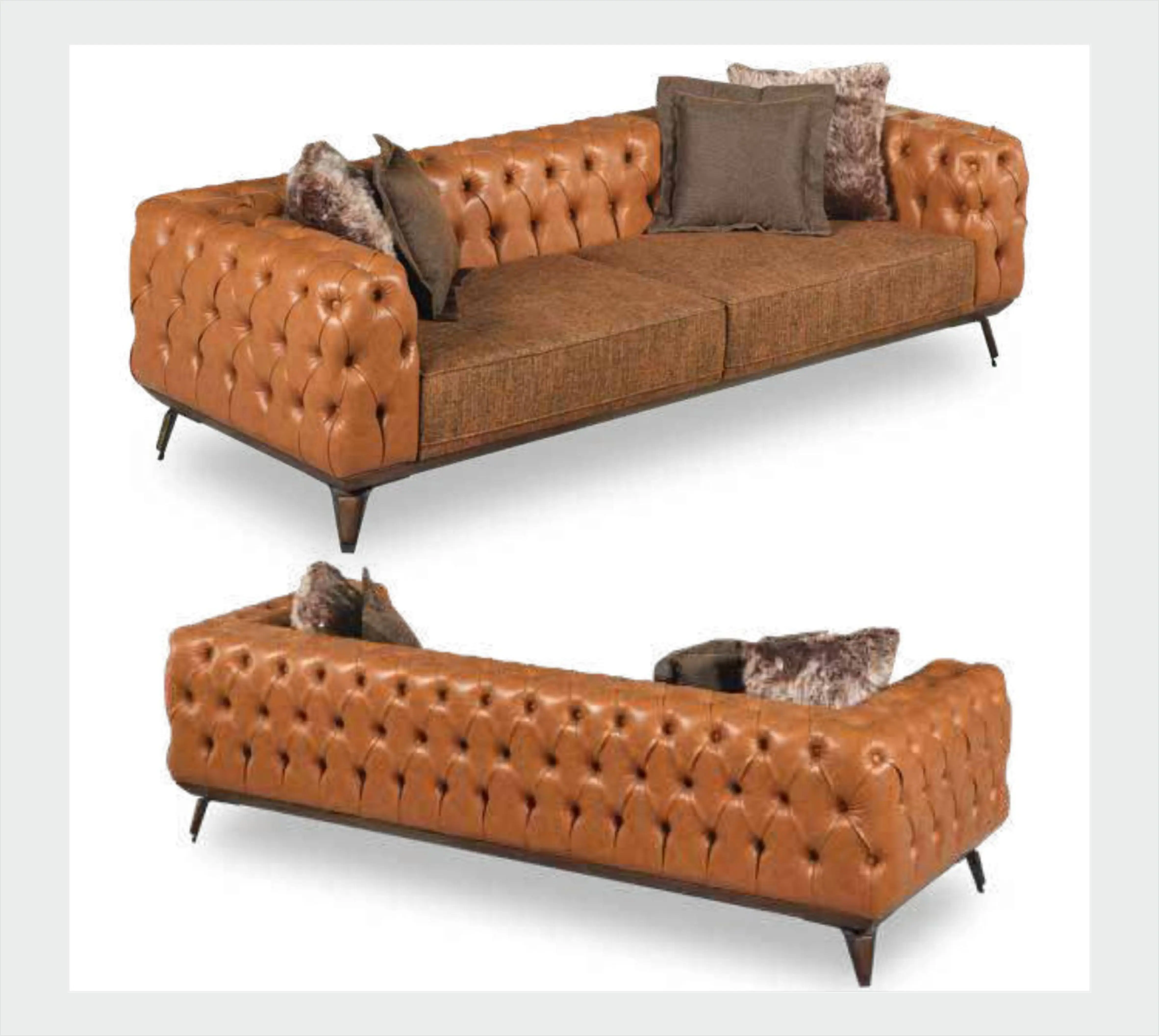 Classic Leather Sofa