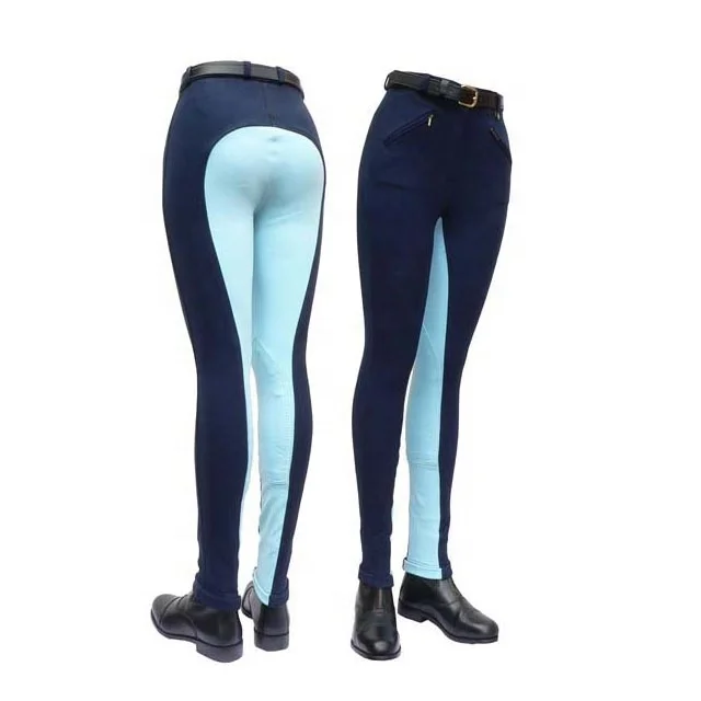 Polyester Horse Riding Breeches Front Both Side Pocket With Zip For