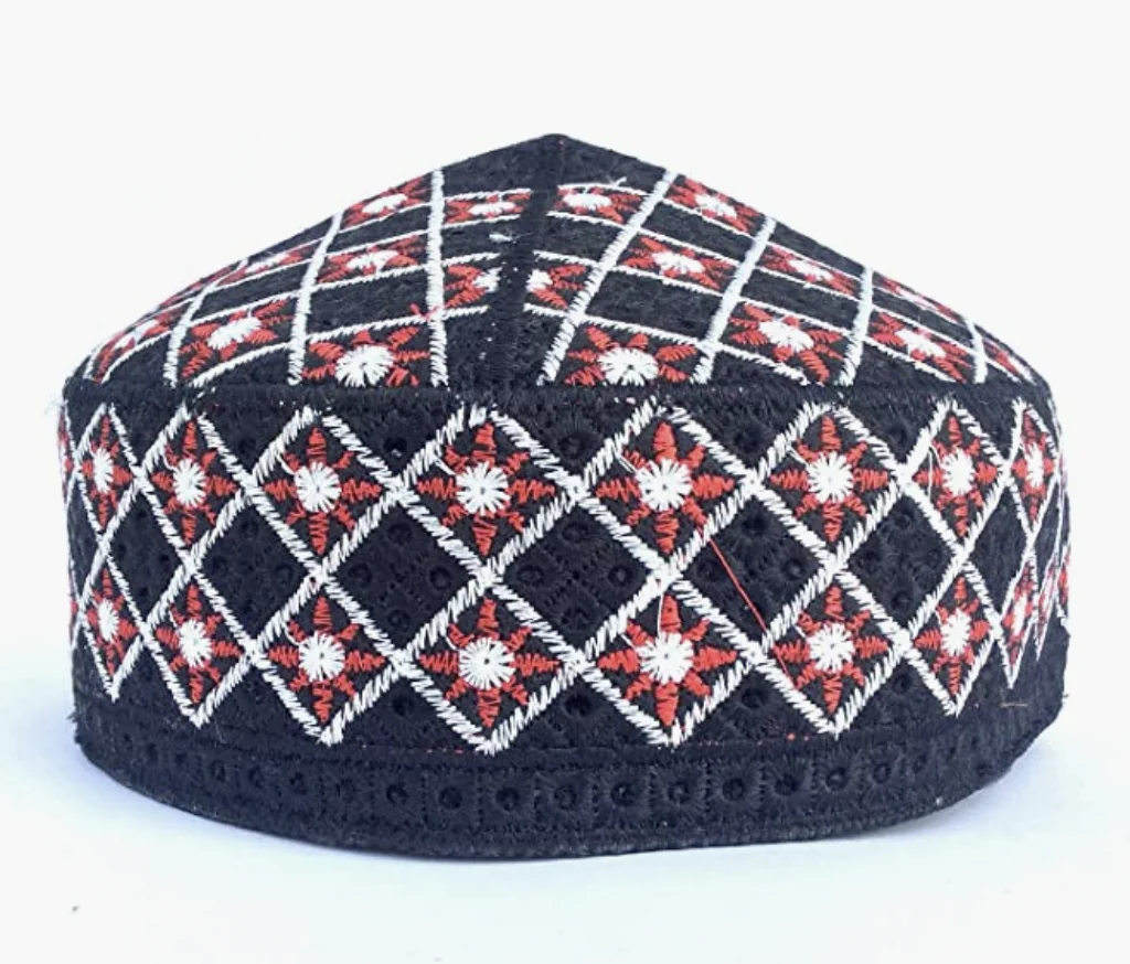 Islamic Kufi Men's Unisex Skull Cap Colorful Embroidered Kufi Caps