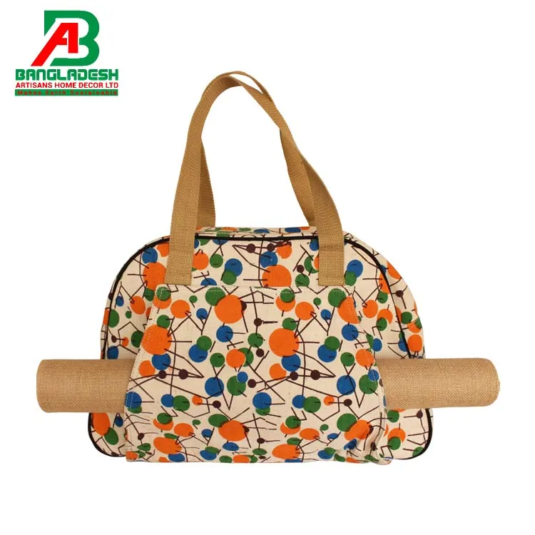 High Quality 100 Eco Friendly Reusable Juco Yoga Bag Juco Gym Yoga
