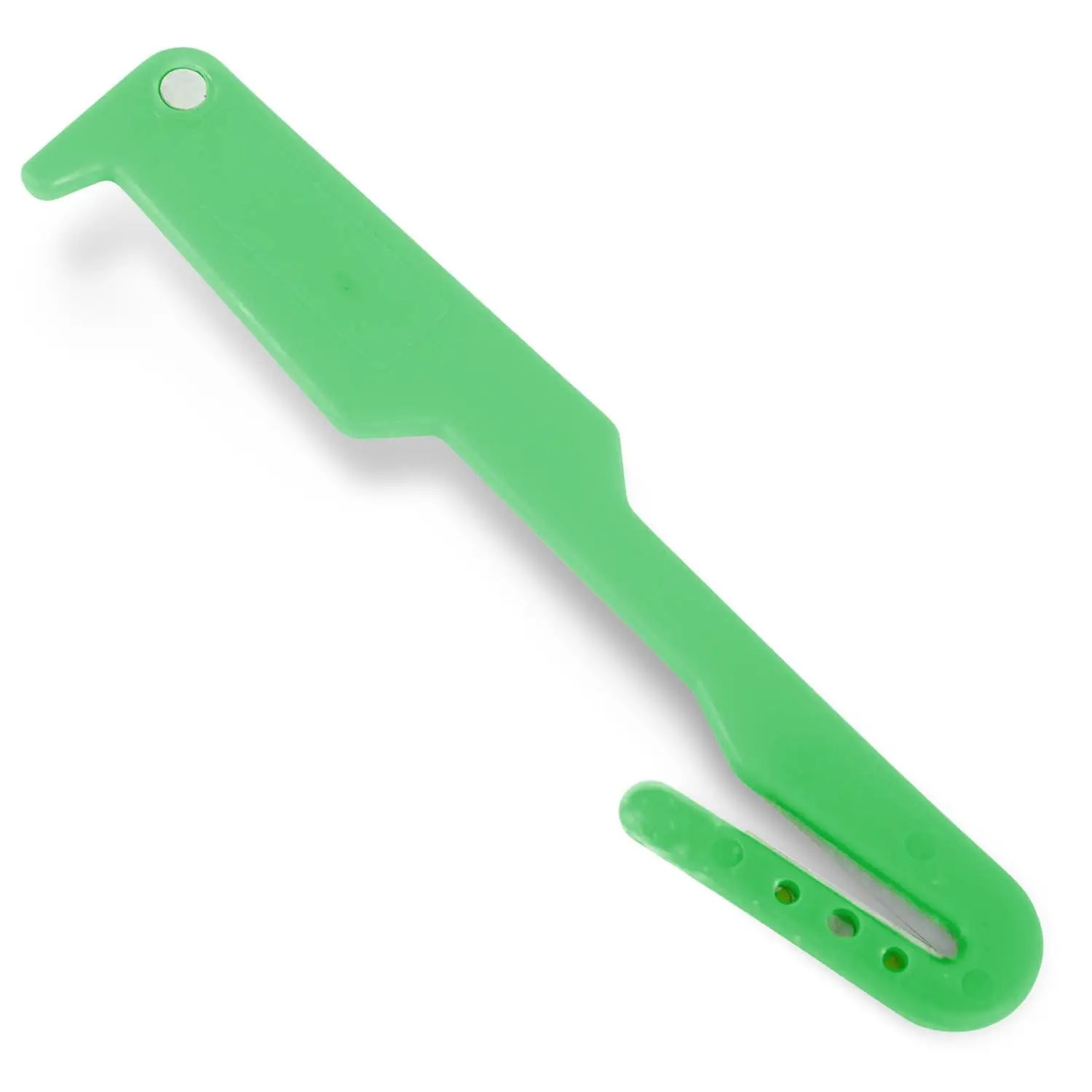 Jeffers Livestock Ear Tag Knife Green