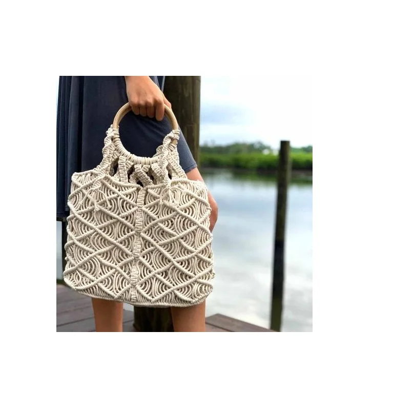Premium Design Personalized Macrame Literature Handbags 2023 New