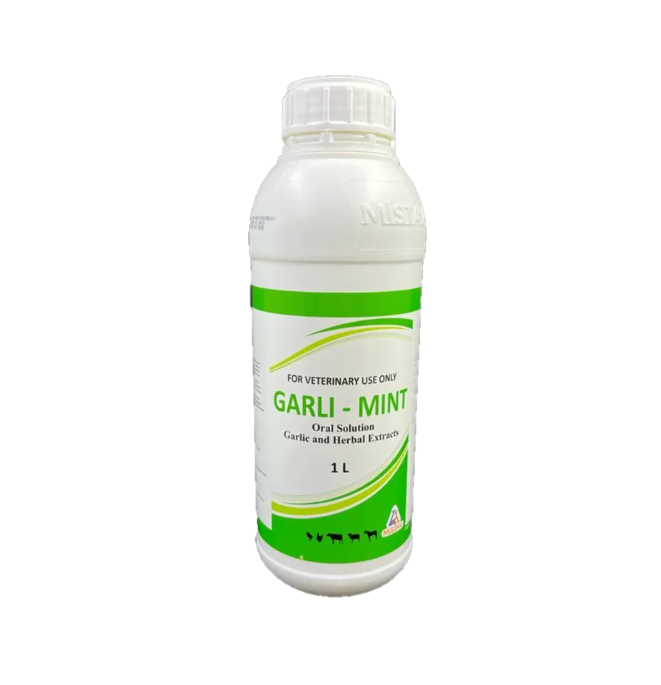 Garli Mint Oral Solution Is A Feed Additive For Broilers And Layers