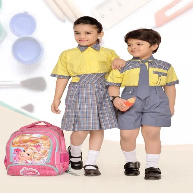 Factory Hot Style Primary School Summer School Uniform With Short